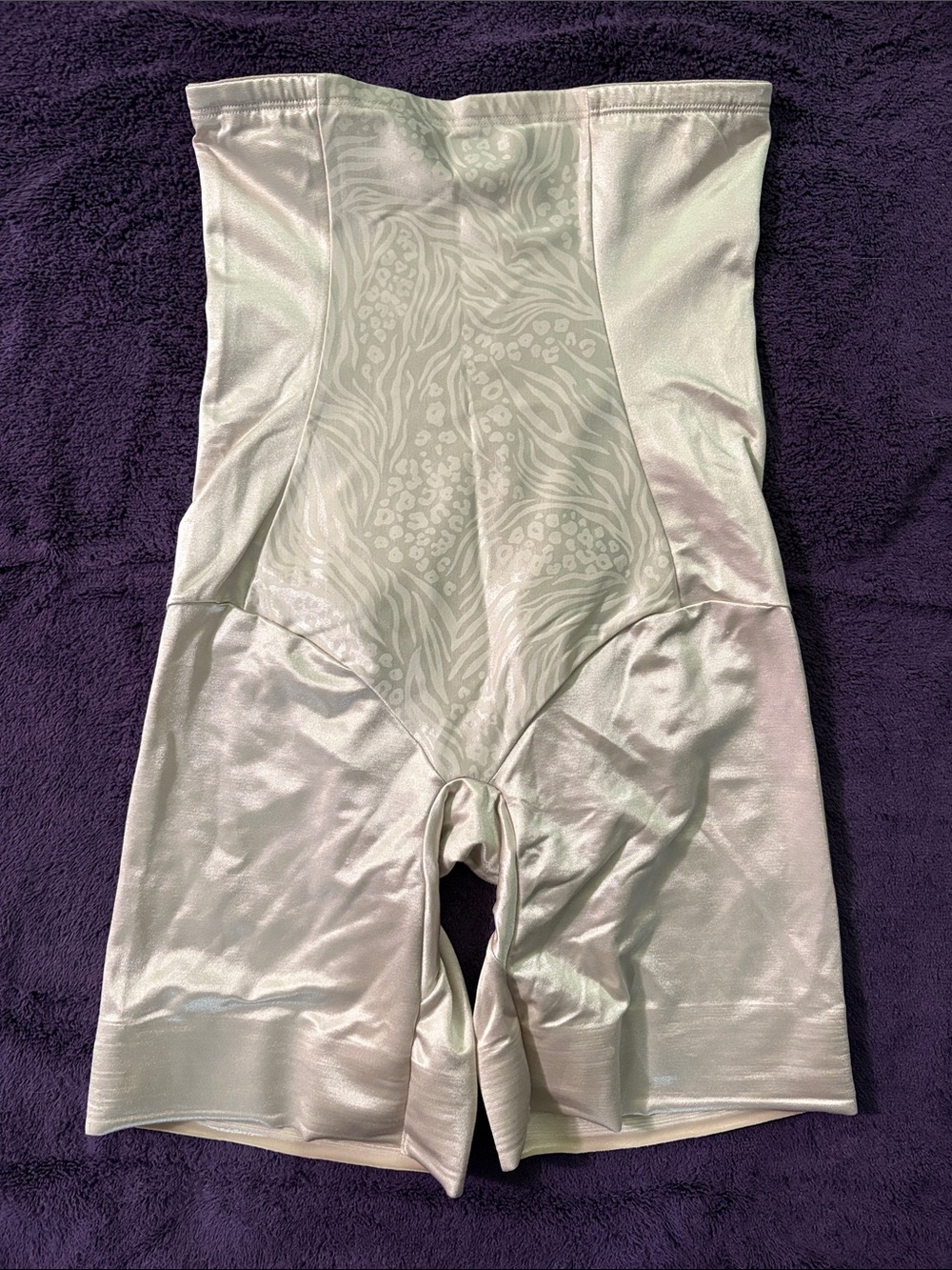 Miraclesuit Light Gray High-Waist Shaping Short Bodysuit